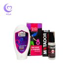 پک کرم تاخیری ماتادور + ژل روان‌کننده گرم‌کننده و ارگاسم بانوان بادیگارد